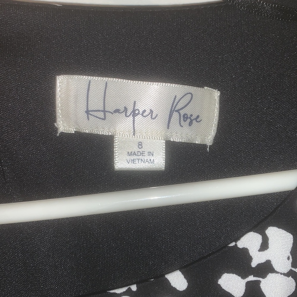 Harper Rose black and white floral dress - Picture 5 of 6